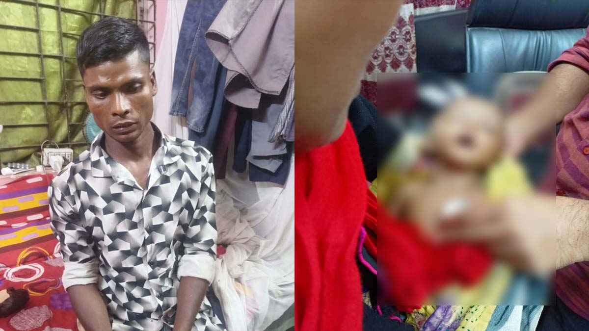 দুই মাসের সন্তানকে আছাড় মেরে হত্যার অভিযোগে বাবা আটক