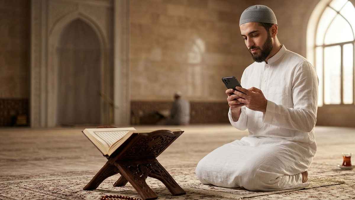 মোবাইলে দেখে দোয়া পড়া যাবে?