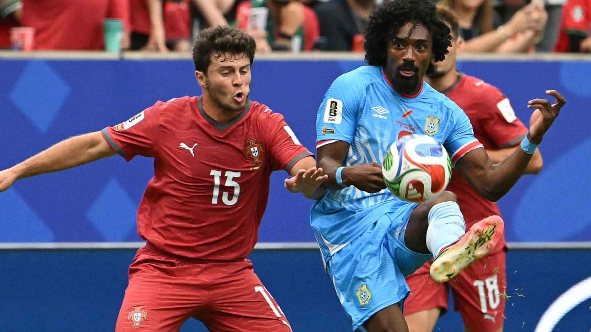 ১-১ সমতা নিয়ে পর্তুগাল-কঙ্গো শেষ করল প্রথমার্ধ