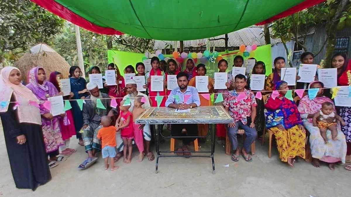 সাদুল্লাপুরে ব্র্যাকের স্বপ্নসারথি কিশোরীদের কোহোর্ট সমাপনী