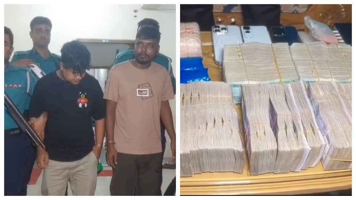 গাজীপুরে ১০ হাজার পিস ইয়াবা ও নগদ টাকাসহ গ্রেফতার ২