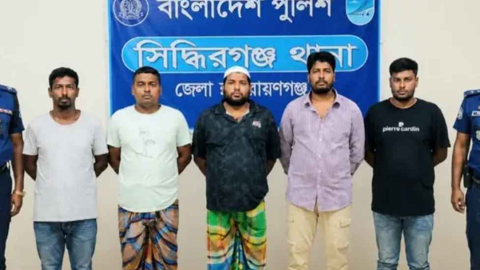 সিদ্ধিরগঞ্জে নিষিদ্ধ ঘোষিত সংগঠনের ৫ নেতাকর্মী গ্রেফতার