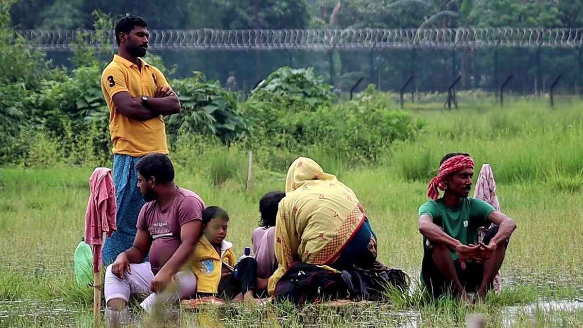 শূন্যরেখায় দুই দিন ধরে মানবেতর জীবন কাটাচ্ছেন ১০ জন