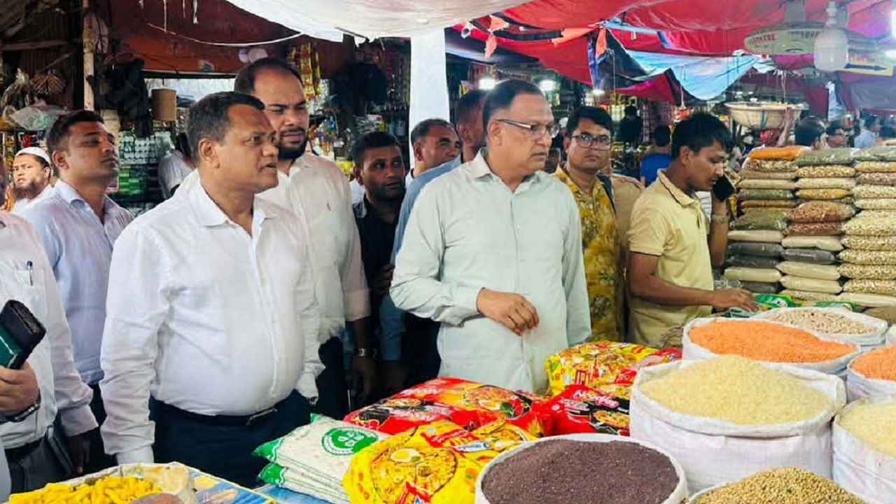 বাজেটের প্রভাব পড়েনি, সরবরাহ সন্তোষজনক: কারওয়ান বাজারে প্রতিমন্ত্রী