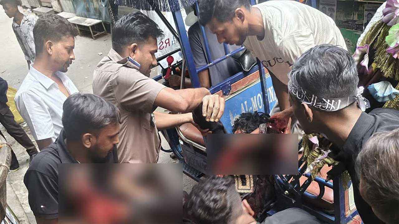 ‘তাজিয়া মিছিল থেকে ধাওয়া দিয়ে’ পুরান ঢাকায় যুবককে কুপিয়ে হত্যা