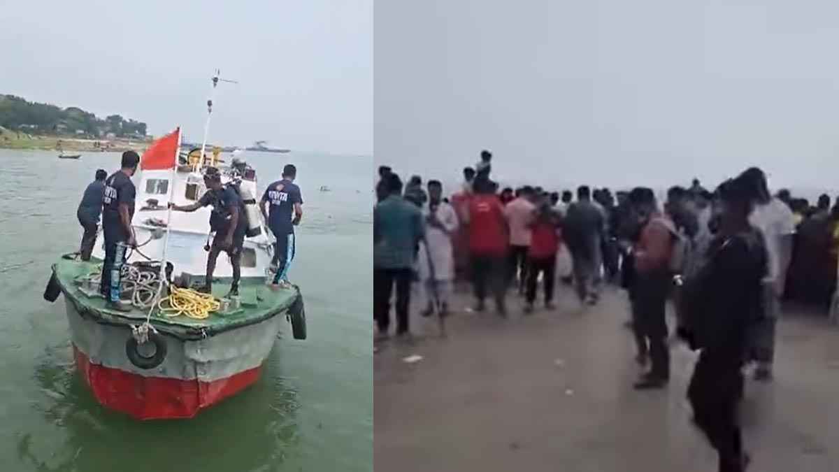 আবারও দৌলতদিয়া ফেরিঘাটে যাত্রীবাহী বাস ডুবি