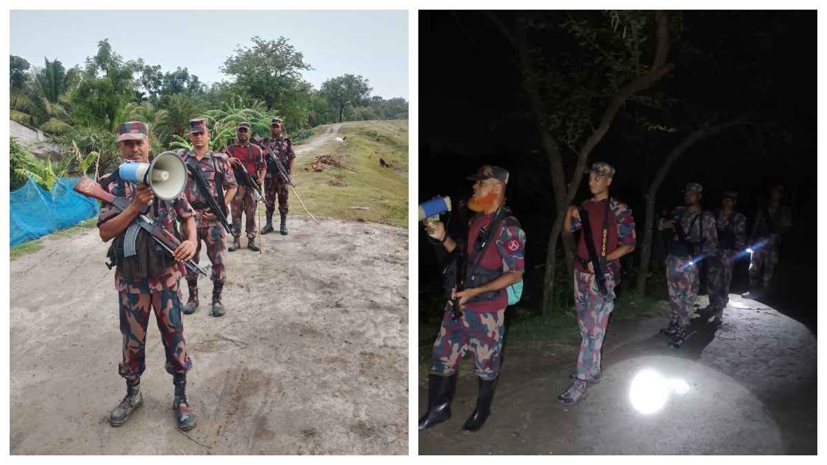 পুশইন ঠেকাতে সাতক্ষীরা সীমান্তে সর্বোচ্চ সতর্কতায় ১৭ বিজিবি