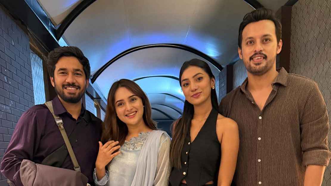 সাকসেস পার্টি জমে উঠেছিল সামির-মেহরিন-ফাহাদ-সায়রার খুনসুটিতে 
