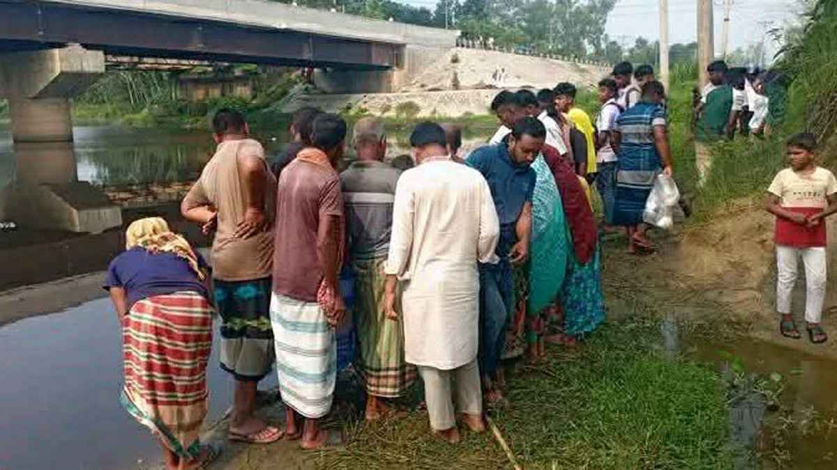 সিরাজগঞ্জে ব্রিজের নিচ থেকে অজ্ঞাত ব্যক্তির মরদেহ উদ্ধার