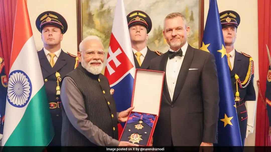 স্লোভাকিয়া মোদিকে সর্বোচ্চ জাতীয় সম্মাননা দিলো 