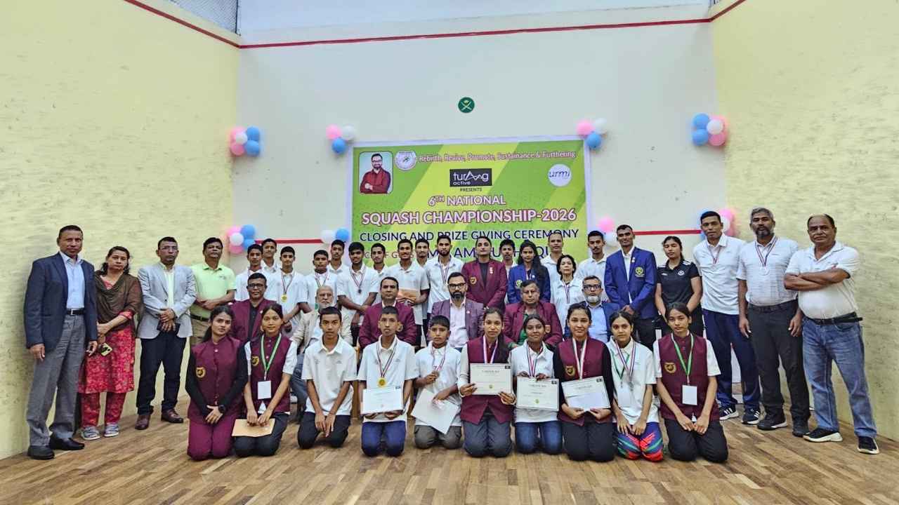 টুরাগ অ্যাক্টিভ জাতীয় স্কোয়াশ চ্যাম্পিয়নশিপ ২০২৬-এর পর্দা নামল