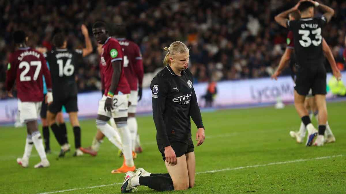 ওয়েস্টহ্যামের কাছে পয়েন্ট খুইয়েও শিরোপা জেতার আশা গার্দিওলার