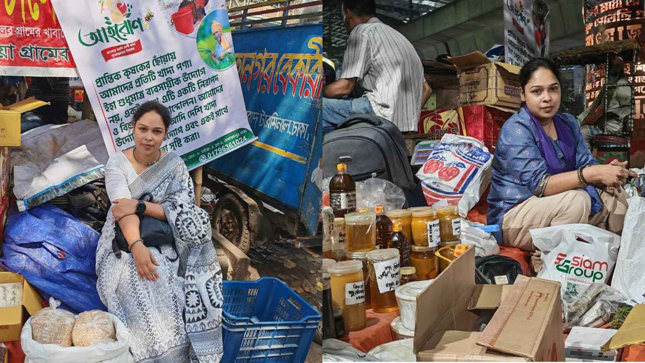 নিরাপদ খাদ্যের জন্য শাহবাগে এক নারীর যুদ্ধ!
