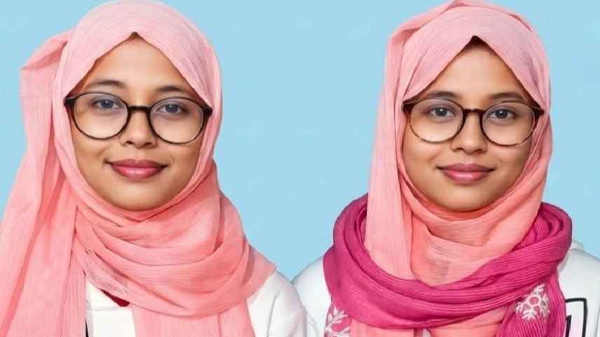সাদুল্লাপুরে দুই জমজ বোনের সাফল্য