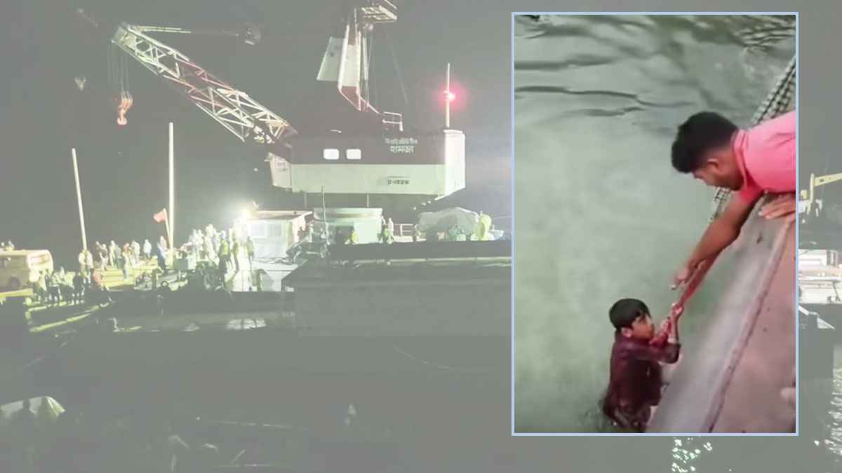 পদ্মা নদীতে বাস: ১১ জনকে জীবিত উদ্ধার, অভিযান অব্যাহত