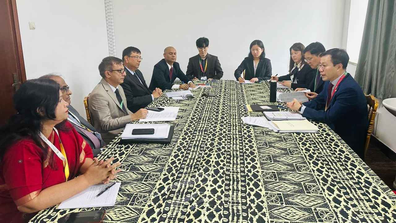 বাংলাদেশ-দক্ষিণ কোরিয়ার মধ্যে দ্বিপাক্ষিক বৈঠক