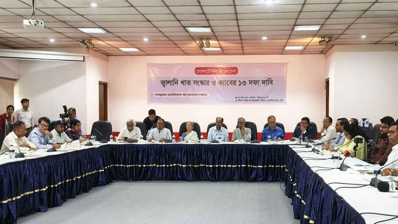 এলএনজি, কয়লা ও জ্বালানির মূল্য নিয়ে ১৩ দফা দাবি ক্যাবের