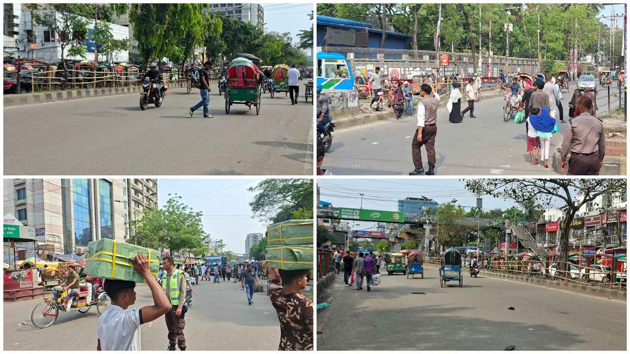 ঈদের ছুটিতে ফাঁকা রাজধানী, কমেছে শ্রমজীবীদের আয়