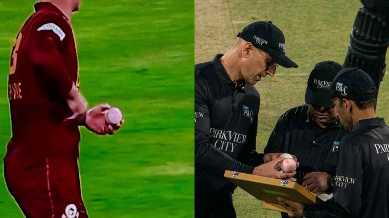 পিএসএলের শুরুতেই বিতর্ক, সাদা বল হয়ে গেল গোলাপি