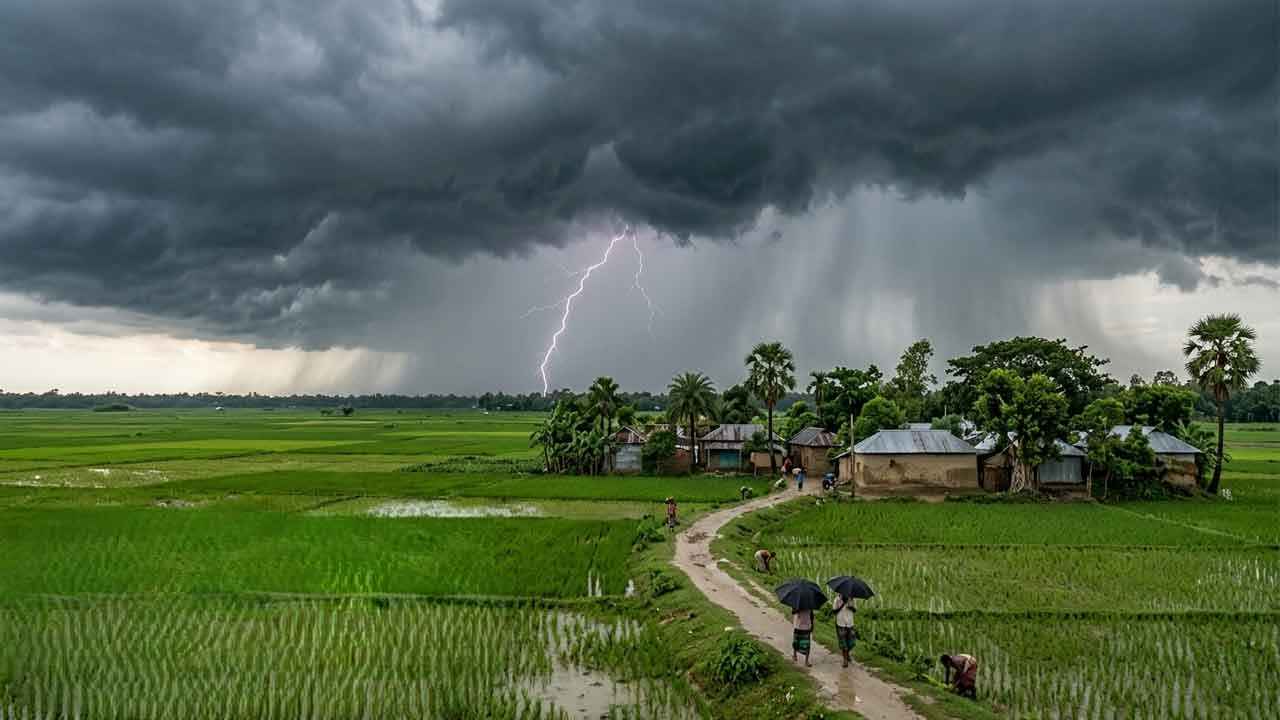 আট বিভাগে দমকা হাওয়া ও বজ্রসহ বৃষ্টির আভাস