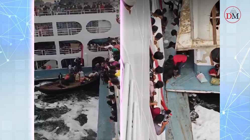 সদরঘাটে দুই লঞ্চের মাঝে পড়ে প্রাণ গেল দুজনের