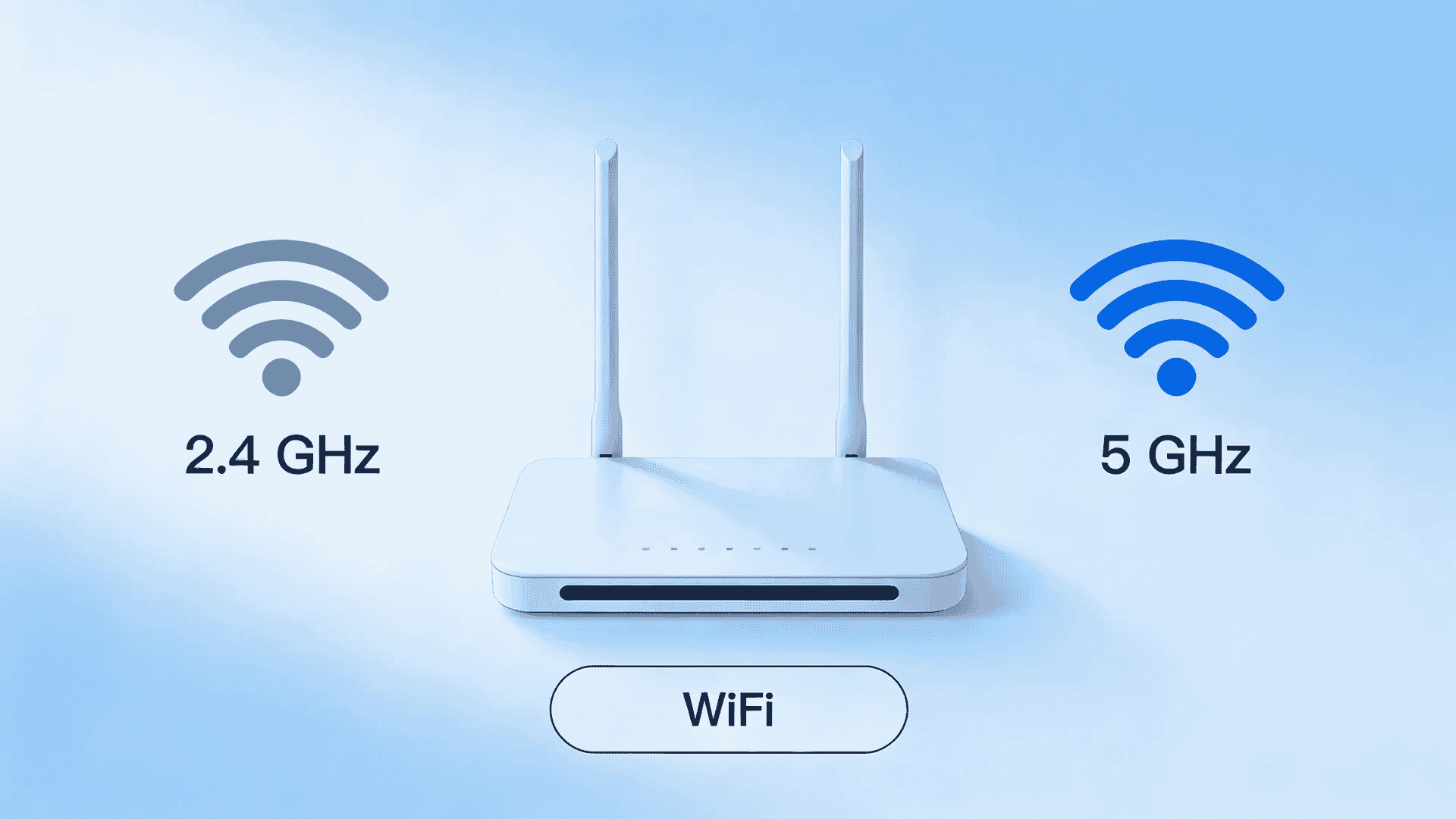 WiFi-router-showing-2.4-GHz-and-5-GHz-signals-for-better-speed-and-coverage-across-connected-devices