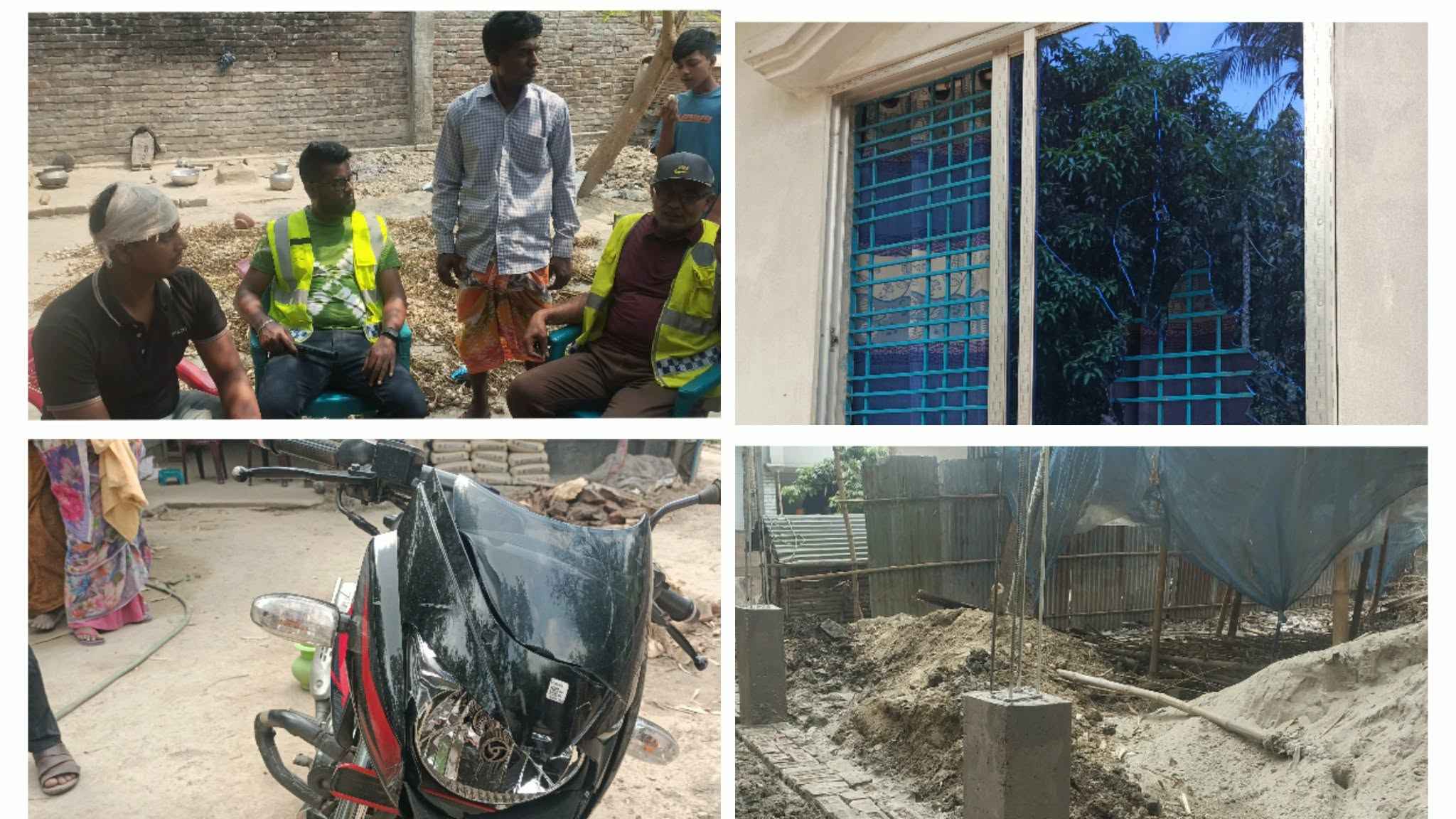 গাংনীতে প্রতিপক্ষের হামলায় ভাই-বোন আহত, বাড়িতে হামলা-ভাঙচুর