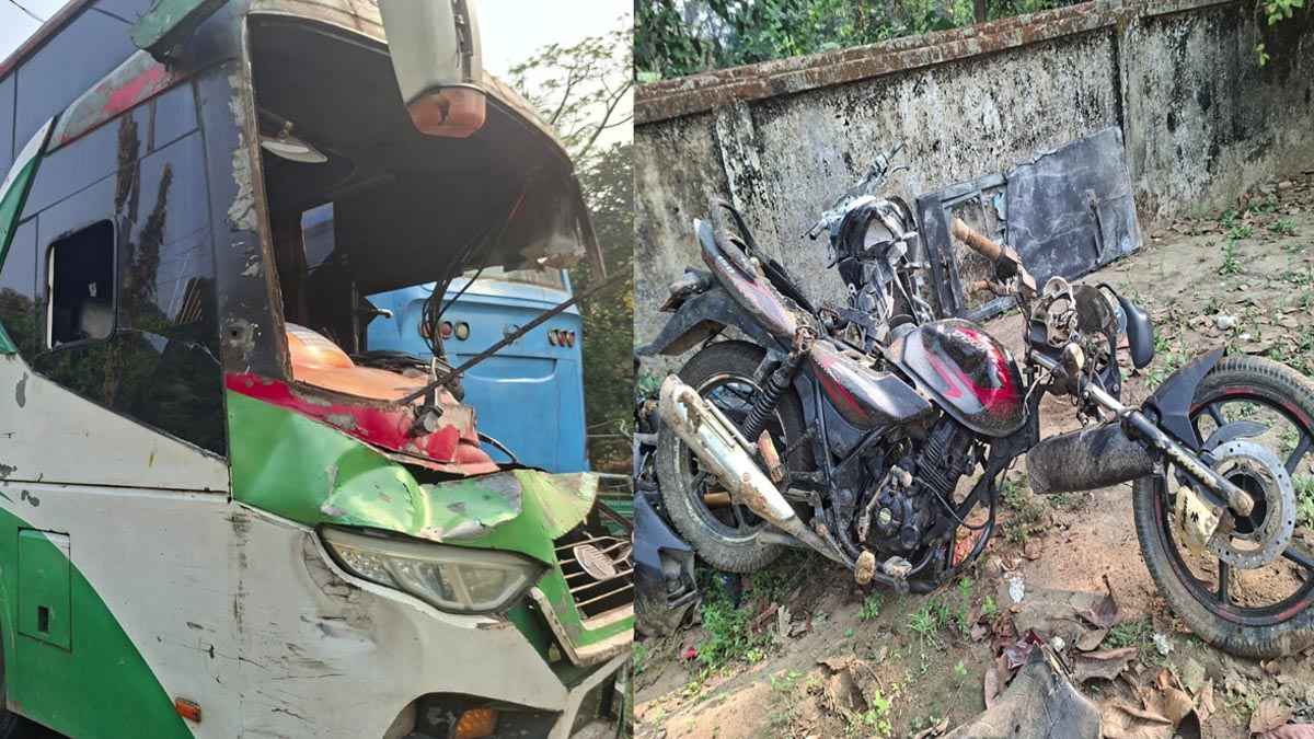 কক্সবাজারে বাসের ধাক্কায় মোটরসাইকেলের ২ আরোহী নিহত 