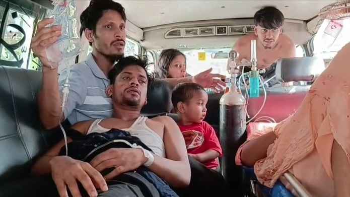 গাইবান্ধায় ২ পরিবহনের সংঘর্ষে ৮ যাত্রী আহত