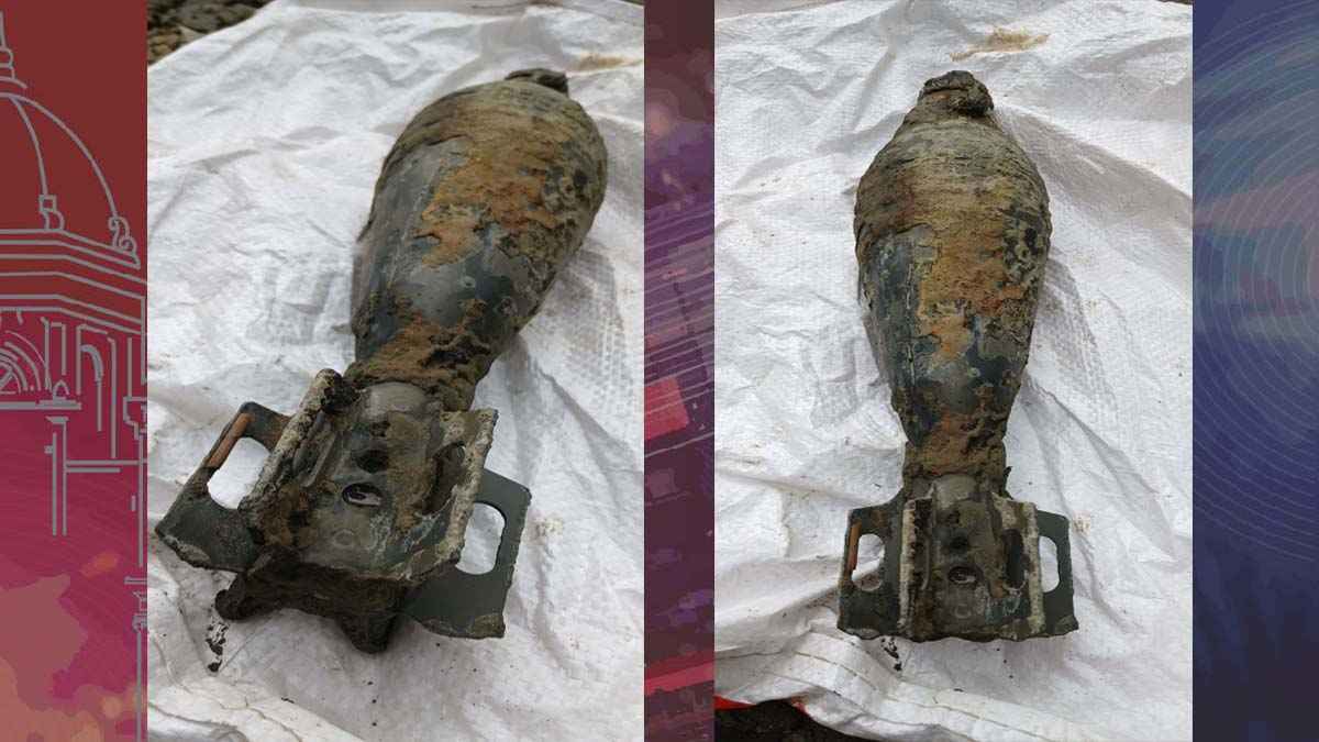 ব্রাহ্মণবাড়িয়ায় পুকুর খননের সময় মিলল মর্টার সেল