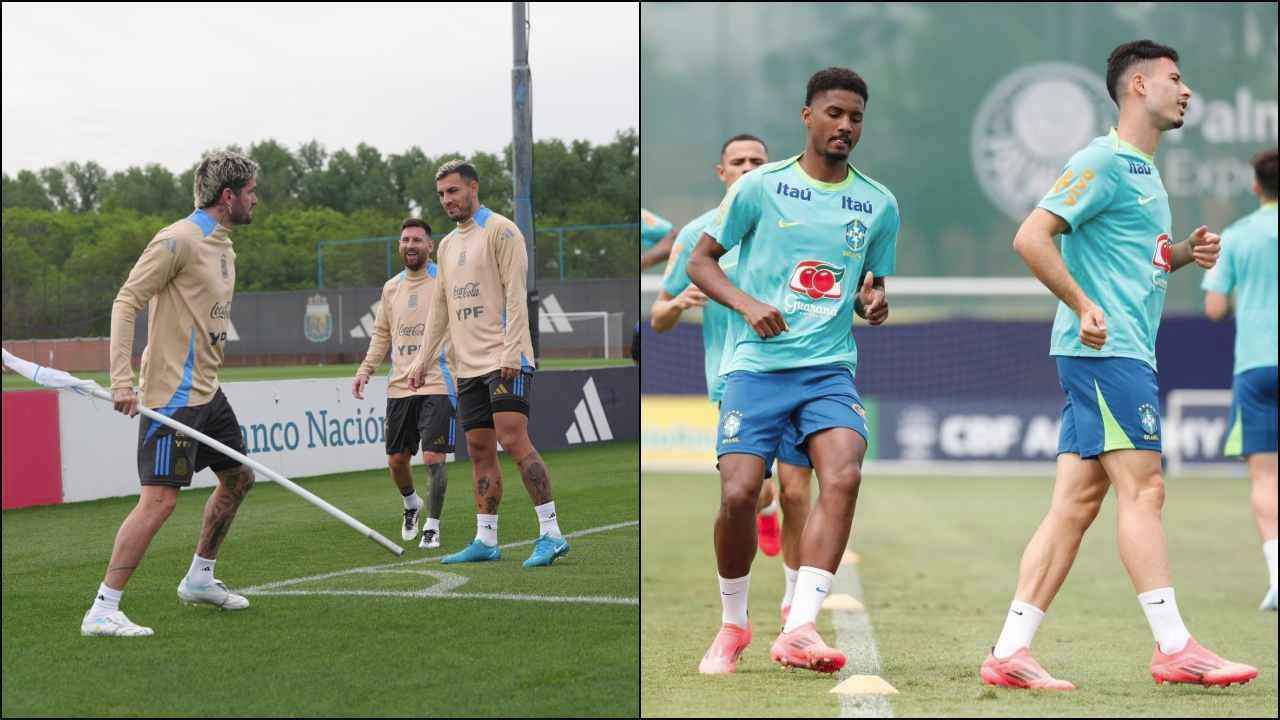 মাঠে নামছে ব্রাজিল ও আর্জেন্টিনা