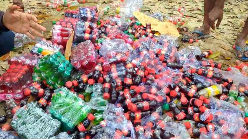 রংপুরে নকল মোজো, সেভেন আপ, টেন আপ উদ্ধার: লাখ টাকা জরিমানা