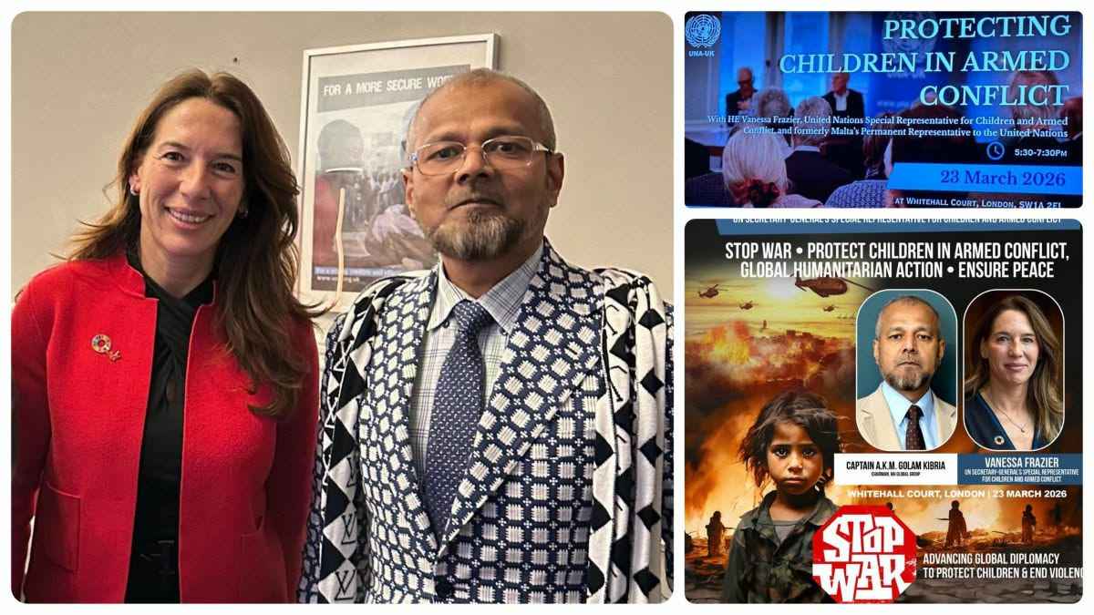 শিশুহত্যা ও দ্রুত যুদ্ধবিরতির আহ্বান ক্যাপ্টেন গোলাম কিবরিয়ার 