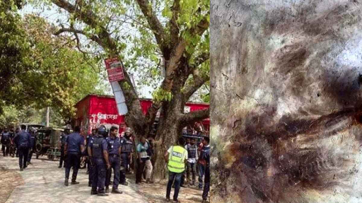 চাঁপাইনবাবগঞ্জে শালিস বৈঠকে সংঘর্ষ, অর্ধশত ককটেল বিস্ফোরণ