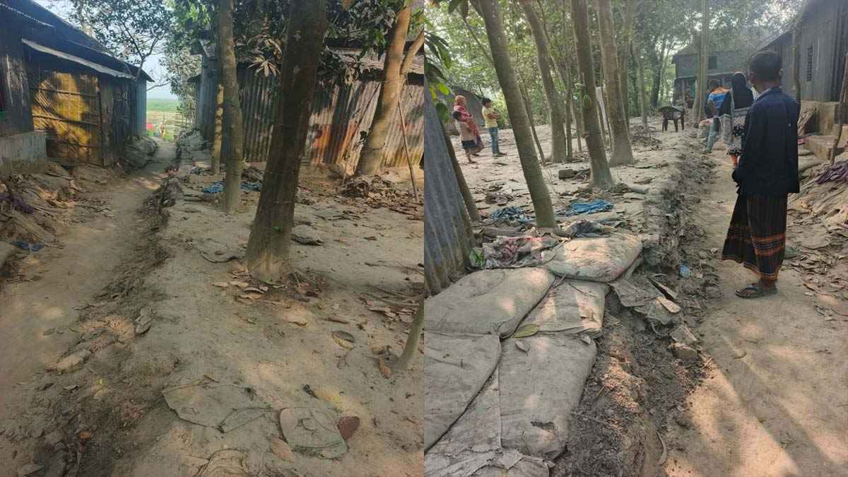 নেত্রকোনায় কারারক্ষীর বাড়িতে হামলা-লুটপাট, থানায় অভিযোগ