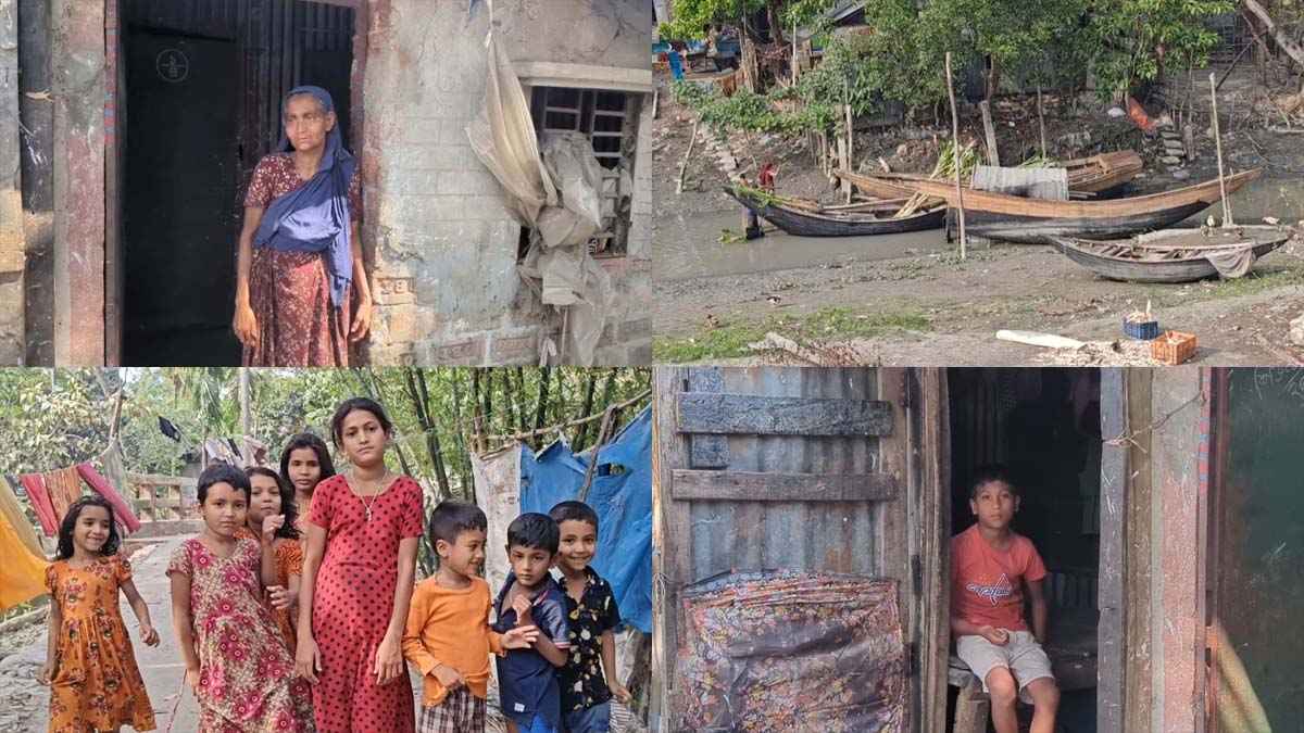 পিরোজপুরে জেলে পল্লিতে নেই ঈদের প্রস্তুতি