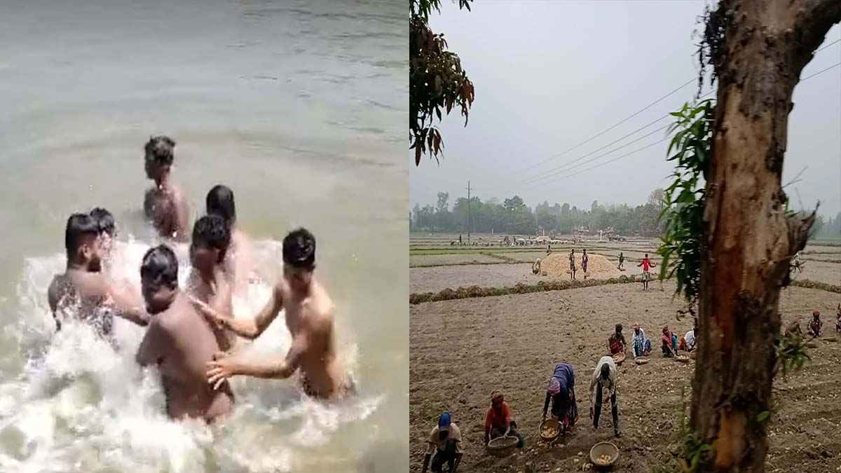 পদ্মার চরে ঈদ কাটে নির্মল আনন্দে, একে অন্যের বাড়ি খাবার দিয়েই তৃপ্তি