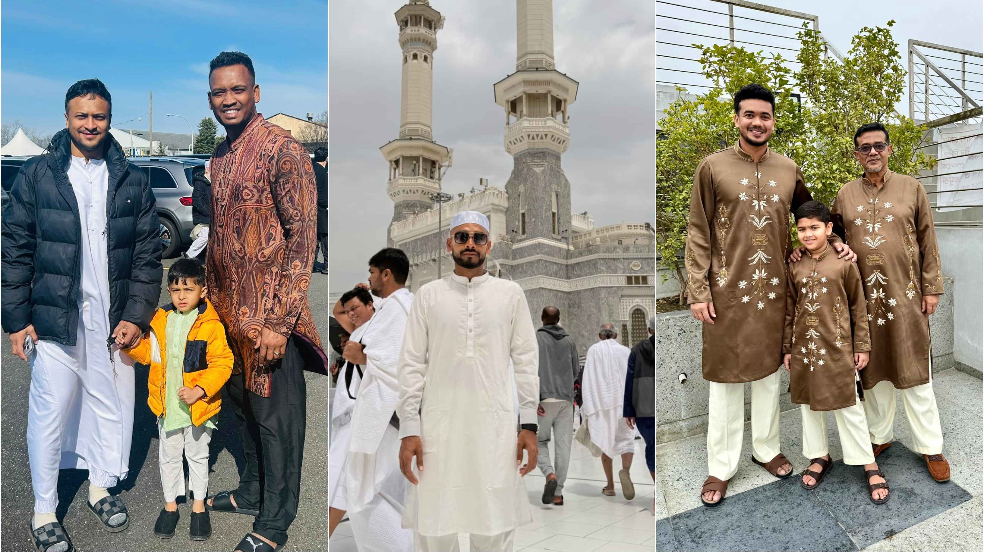 একনজরে ক্রিকেটারদের ঈদ