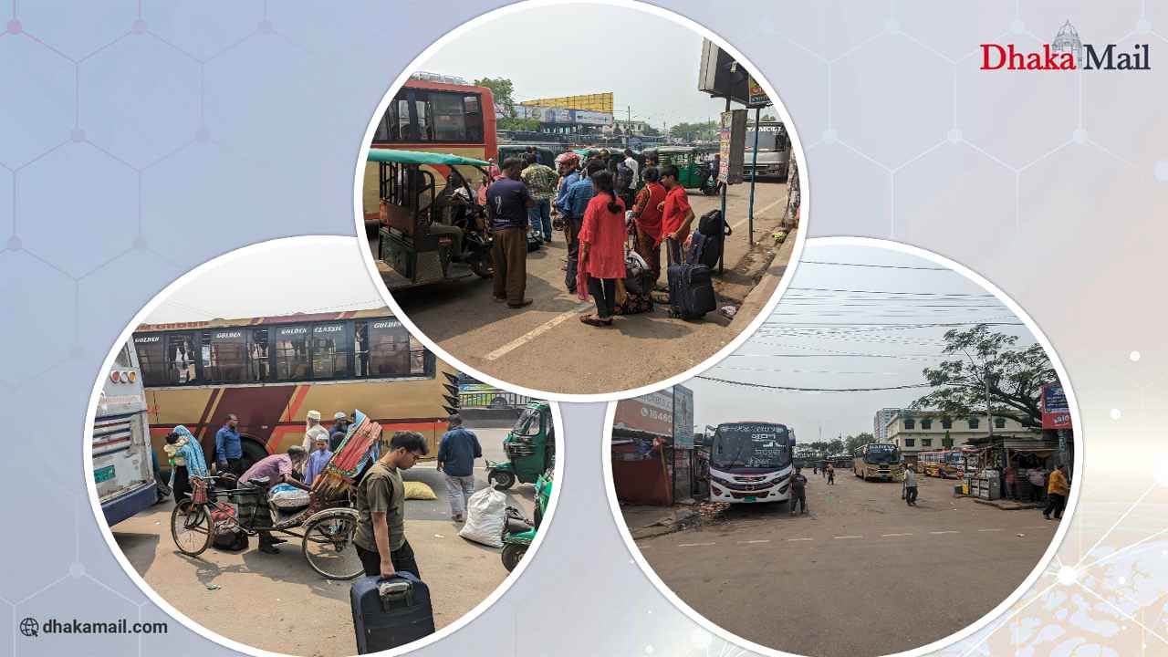 ভোগান্তি ছাড়ায় কর্মস্থলে ফেরায় যাত্রীদের স্বস্তি