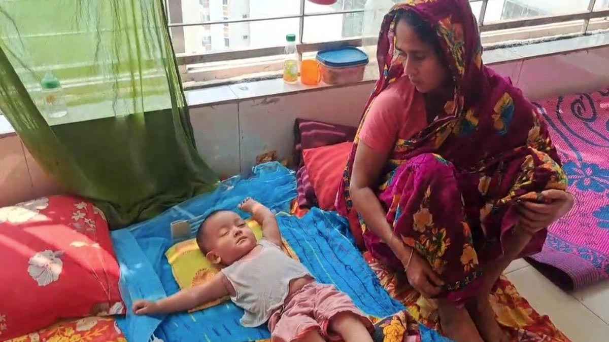গাজীপুরে হাম আক্রান্ত হয়ে ২২ শিশু হাসপাতালে ভর্তি