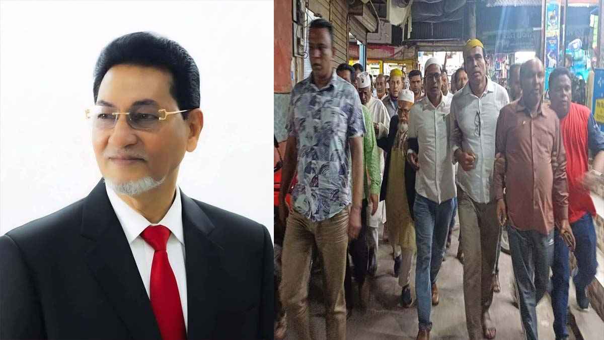 নুরুল ইসলাম মণি চিফ হুইপ হওয়ায় বরগুনায় আনন্দ মিছিল