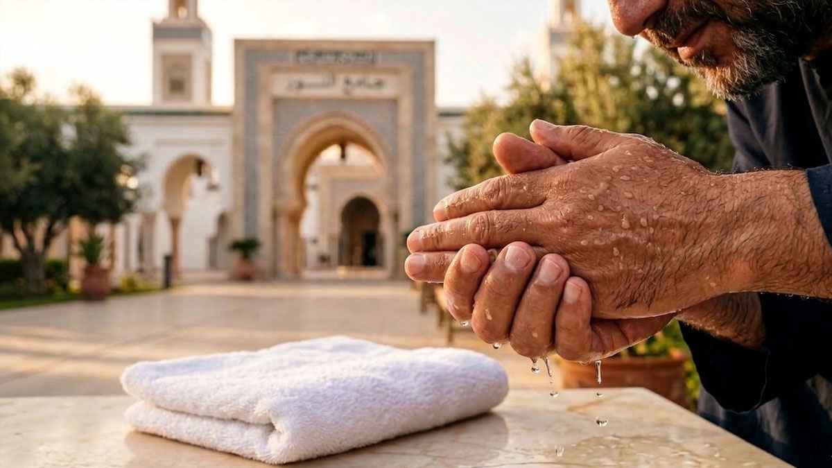 অজুর পানি মুছে ফেলা কি শরিয়তসম্মত?