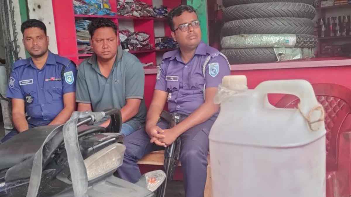 খোলাবাজারে পেট্রোল বিক্রির দায়ে পঞ্চগড়ে ব্যবসায়ীর জেল