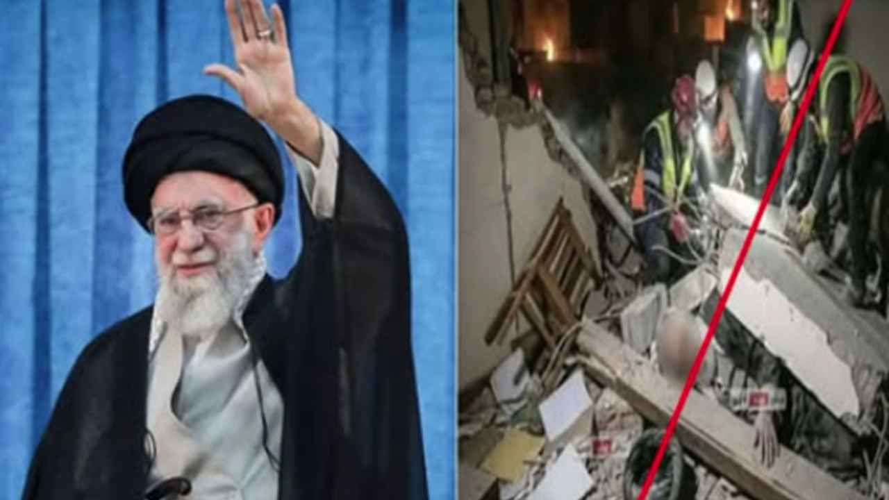 আয়াতুল্লাহ খামেনির মরদেহ উদ্ধারের দাবি করা ছবি ভুয়া