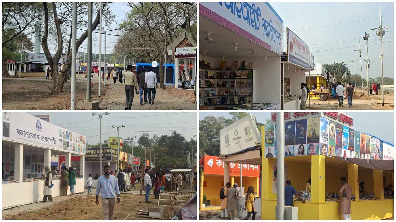 বইমেলায় বিক্রি কম, হতাশ প্রকাশকরা