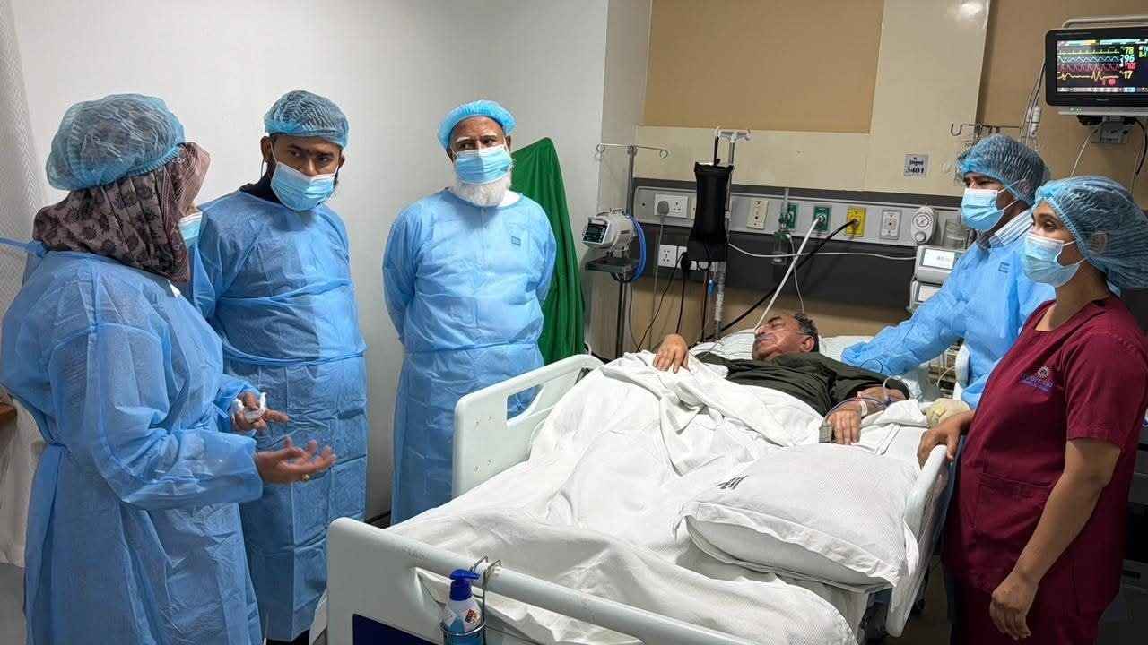 মির্জা আব্বাসকে দেখতে হাসপাতালে জামায়াত আমির