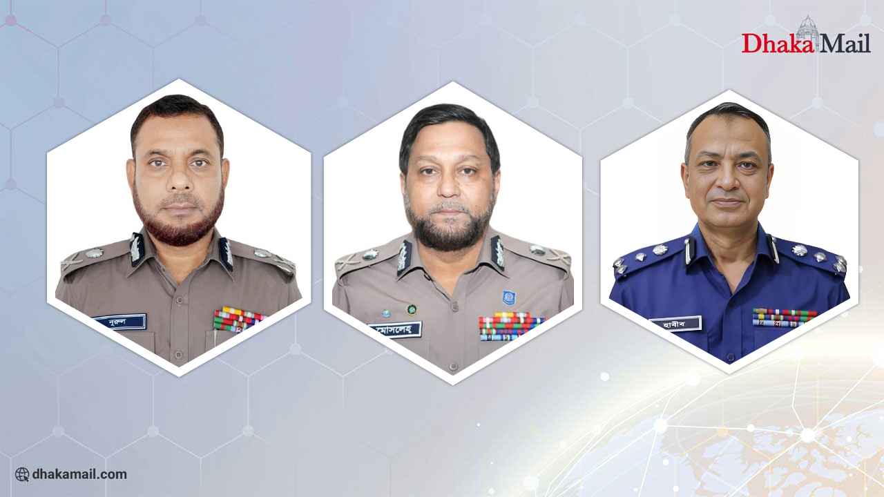 নতুন এসবি, র্যাব ডিজি ও সিআইডি প্রধান হলেন যারা