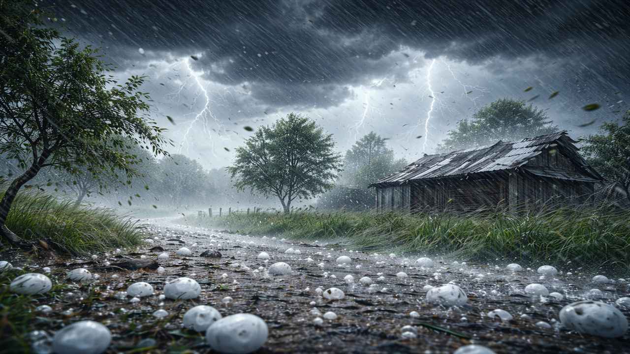 ঝড়ো হাওয়া ও শিলাবৃষ্টিতে কাটতে পারে পুরো সপ্তাহ