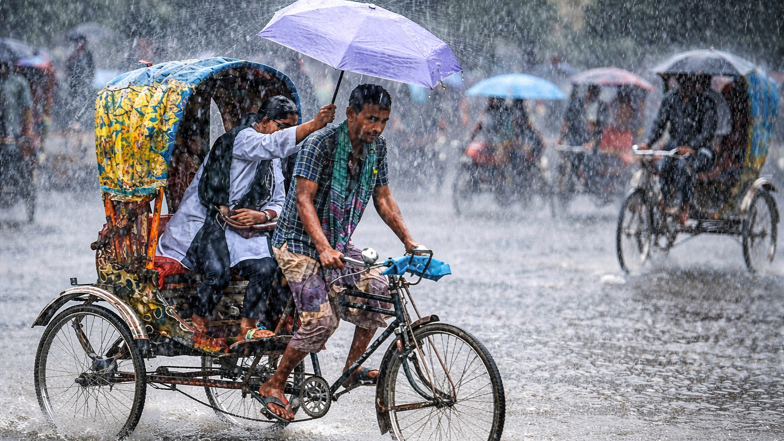 আজ ঢাকায় বজ্রসহ বৃষ্টির সম্ভাবনা