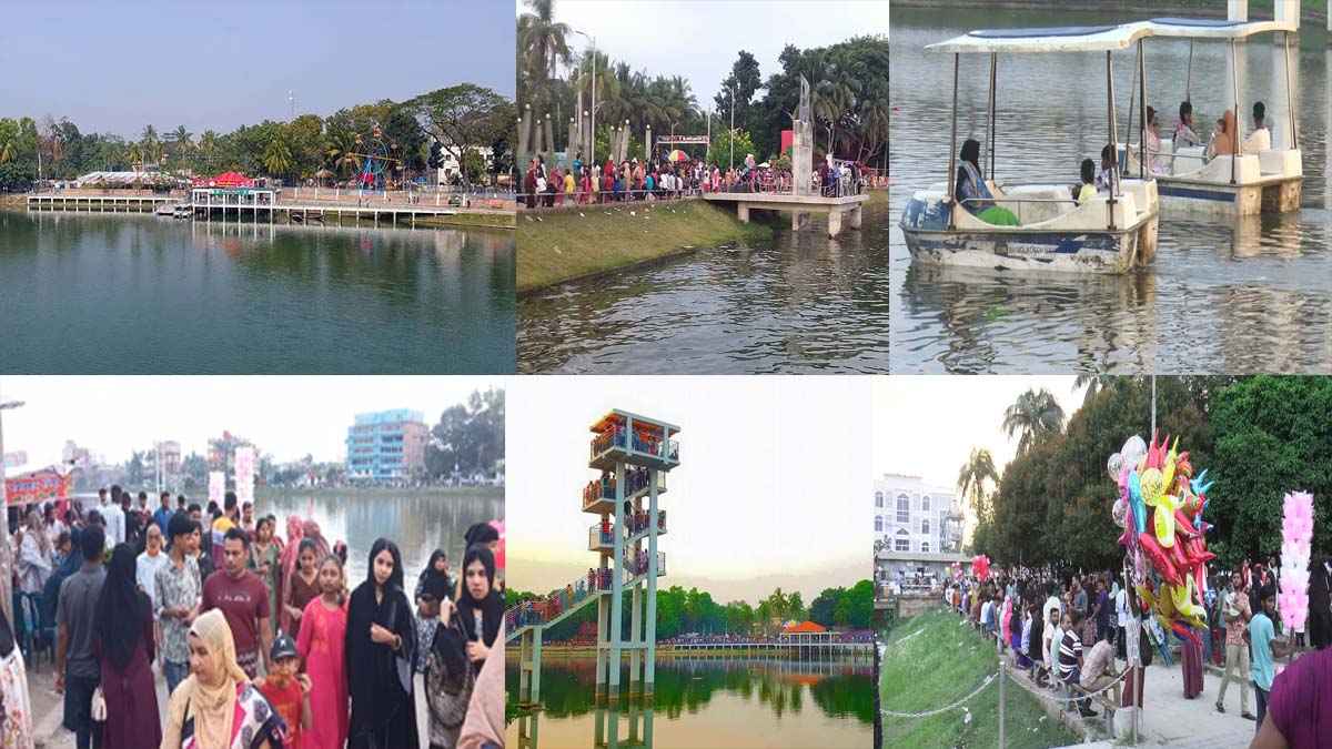 মাদারীপুরে সবার পছন্দ ‘শকুনি লেক’, ঈদ ঘিরে নিরাপত্তা জোরদার